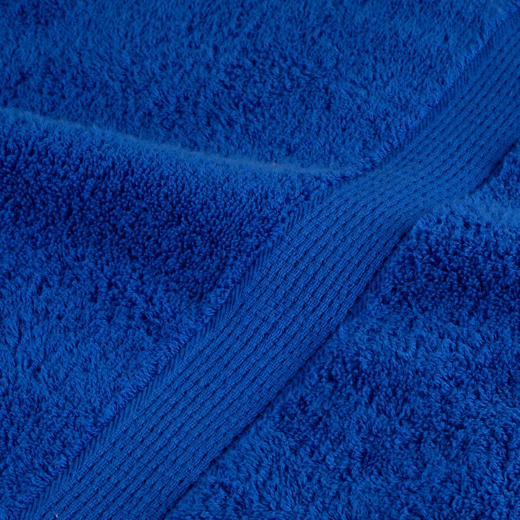 Premium Bath Towels "SOLUND" 4 pcs Blue 100x150 cm 600 gsm