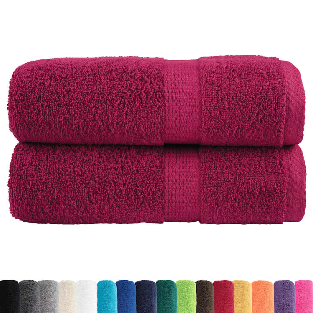 Premium Wash Towels "SOLUND" 2 pcs Bordeaux 30x30 cm 600 gsm