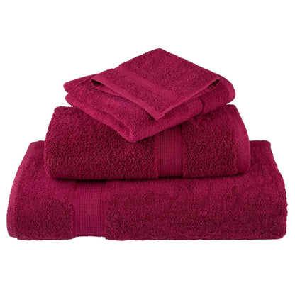 Premium Wash Towels "SOLUND" 10 pcs Bordeaux 30x30 cm 600 gsm