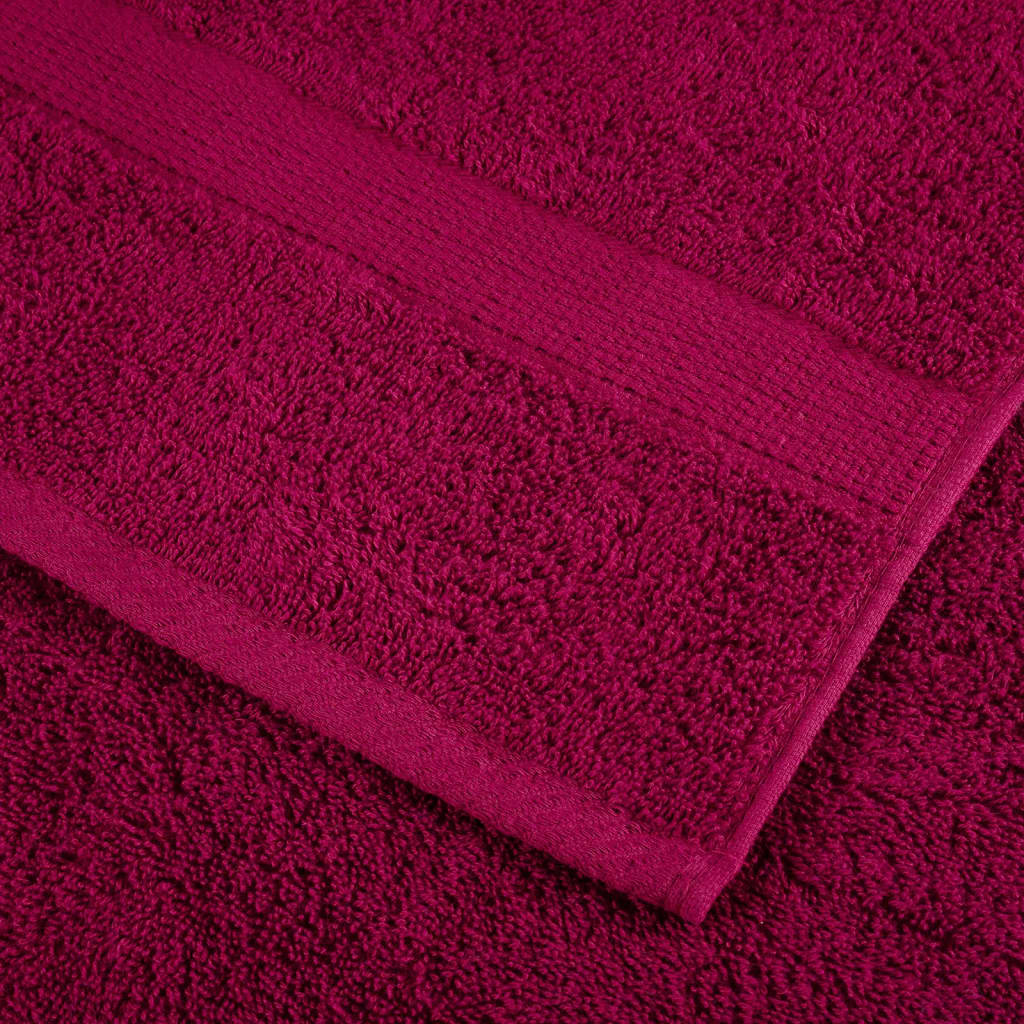 Premium Guest Towels "SOLUND" 2 pcs Bordeaux 30x50 cm 600 gsm