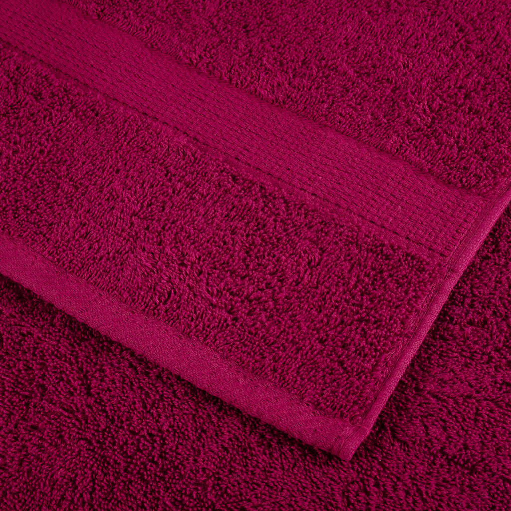 Premium Hand Towels "SOLUND" 2 pcs Bordeaux 50x100 cm 600 gsm