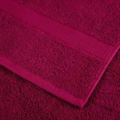 Premium Sauna Towels "SOLUND" 4 pcs Bordeaux 80x200 cm 600 gsm