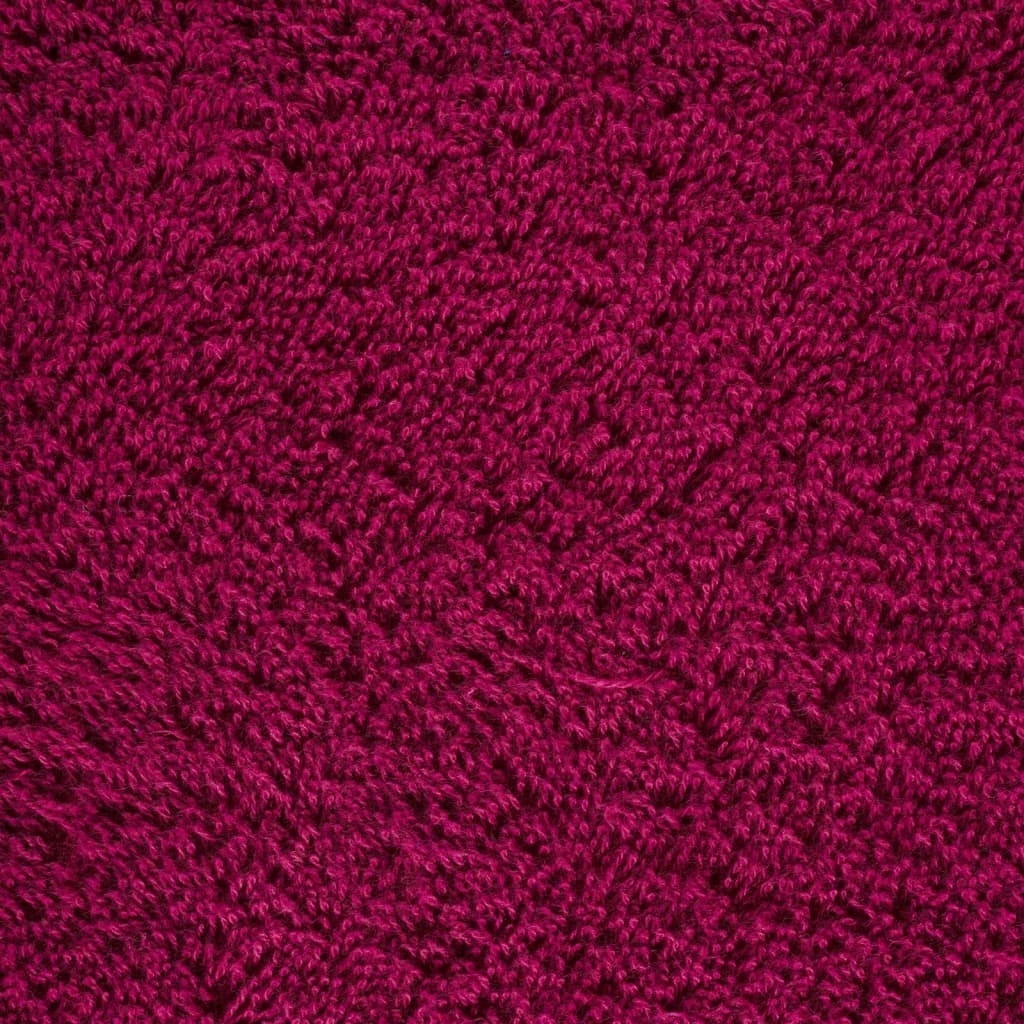 Towel | Set of 10 | Bordeaux | 100% ring-spun cotton | XXL | Towel