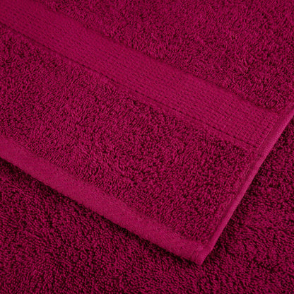 Towel | Set of 10 | Bordeaux | 100% ring-spun cotton | XXL | Towel