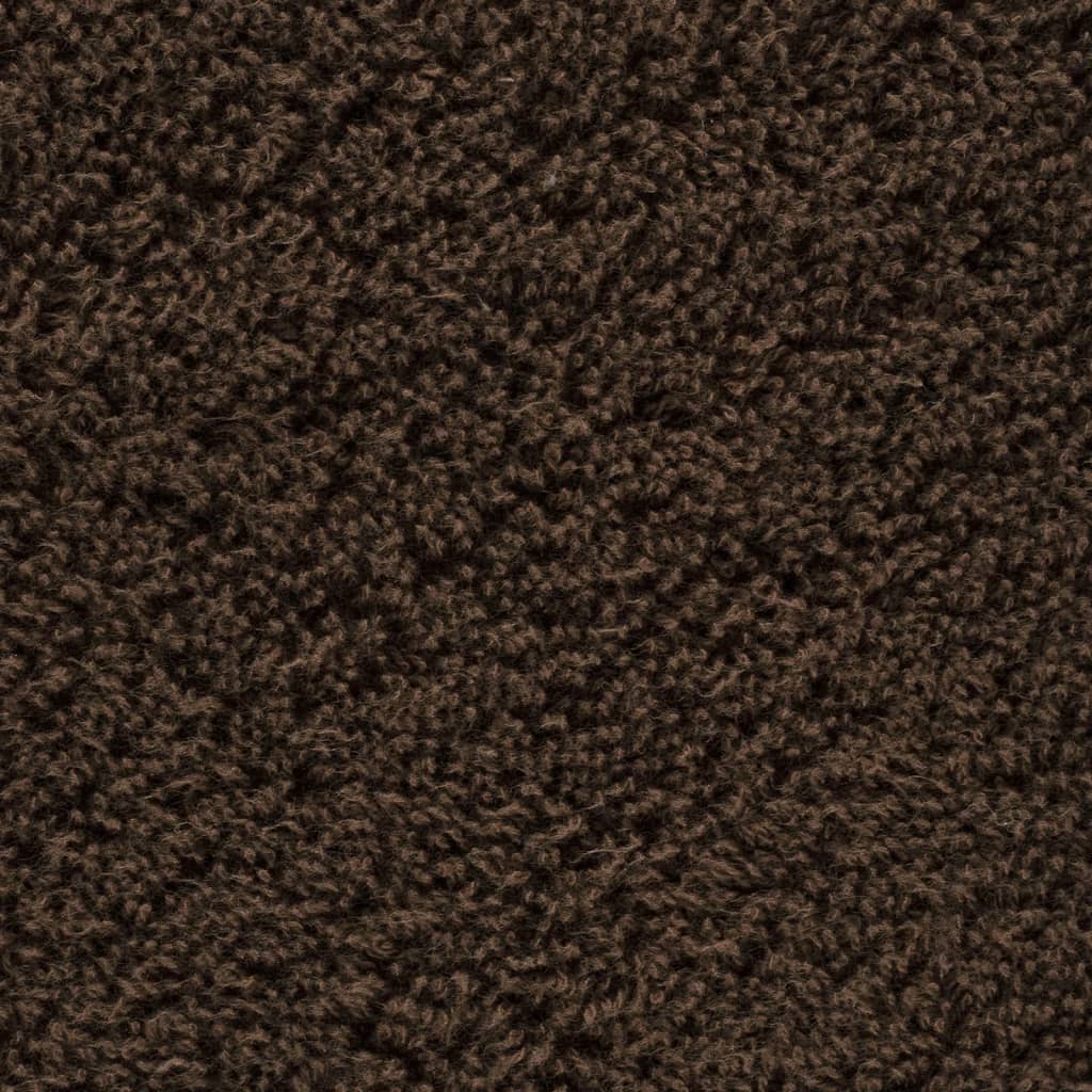 Premium Wash Towels "SOLUND" 10 pcs Brown 30x30 cm 600 gsm