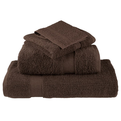 Premium Guest Towels "SOLUND" 2 pcs Brown 30x50 cm 600 gsm