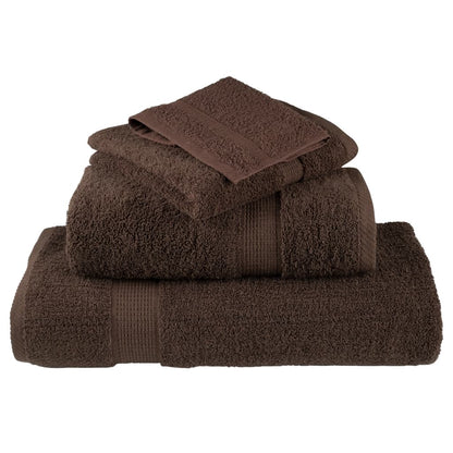 Premium Shower Towels "SOLUND" 2 pcs Brown 70x140 cm 600 gsm