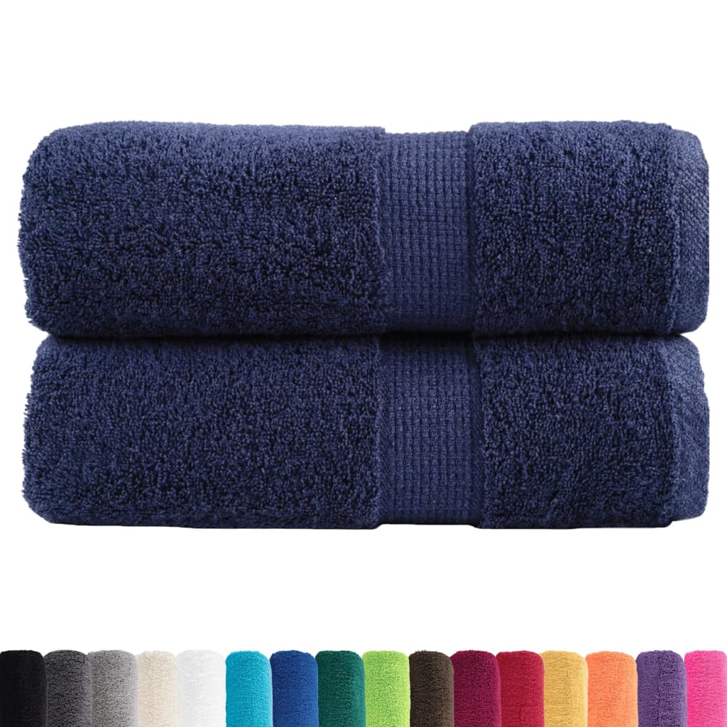 Soap Towel | Set of 2 | Navy Blue | 100% Cotton | 30x30 cm | Soap Towel