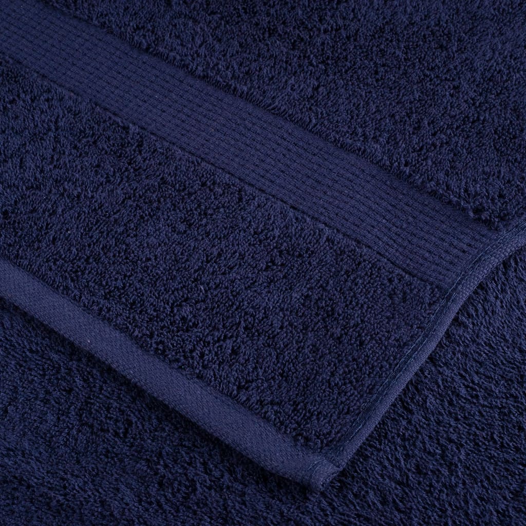 Premium Hand Towels "SOLUND" 2 pcs Navy Blue 50x100 cm 600 gsm