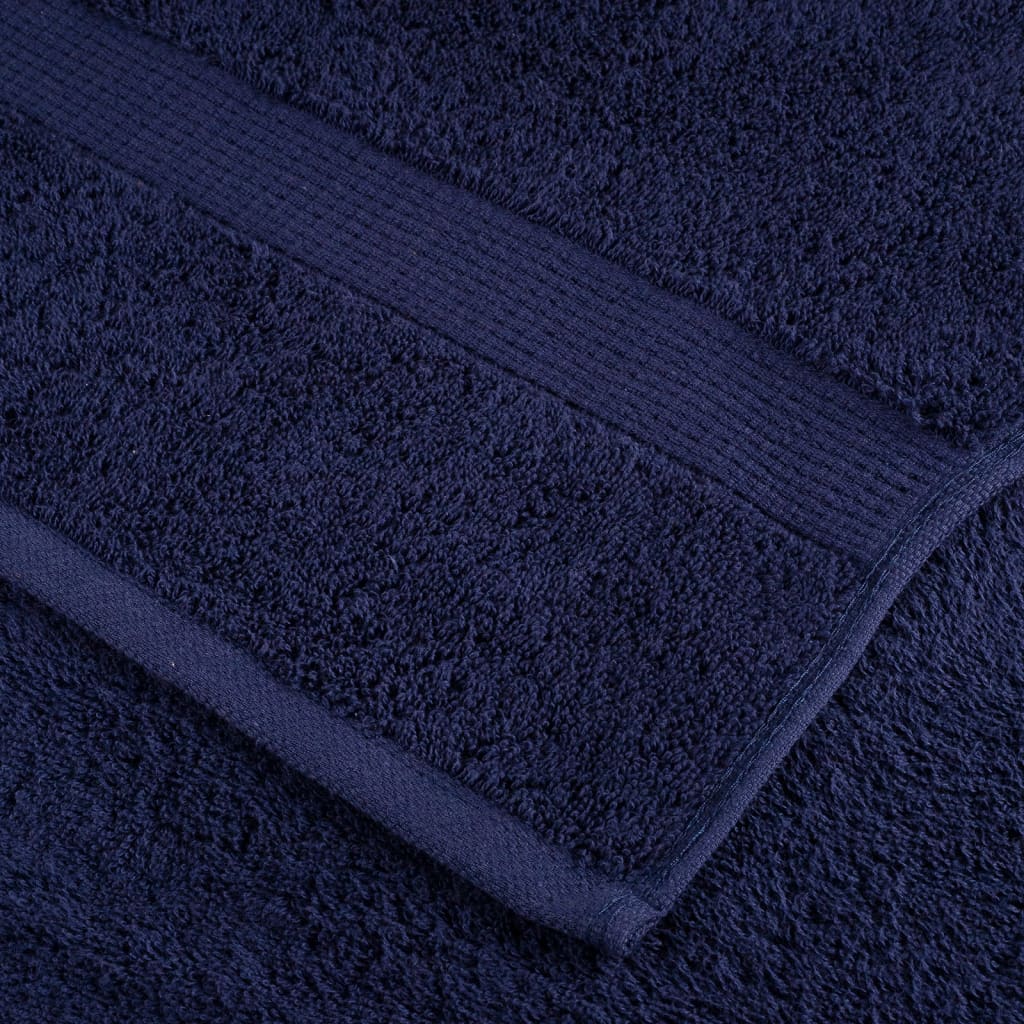 Premium Shower Towels "SOLUND" 2 pcs Navy Blue 70x140 cm 600 gsm