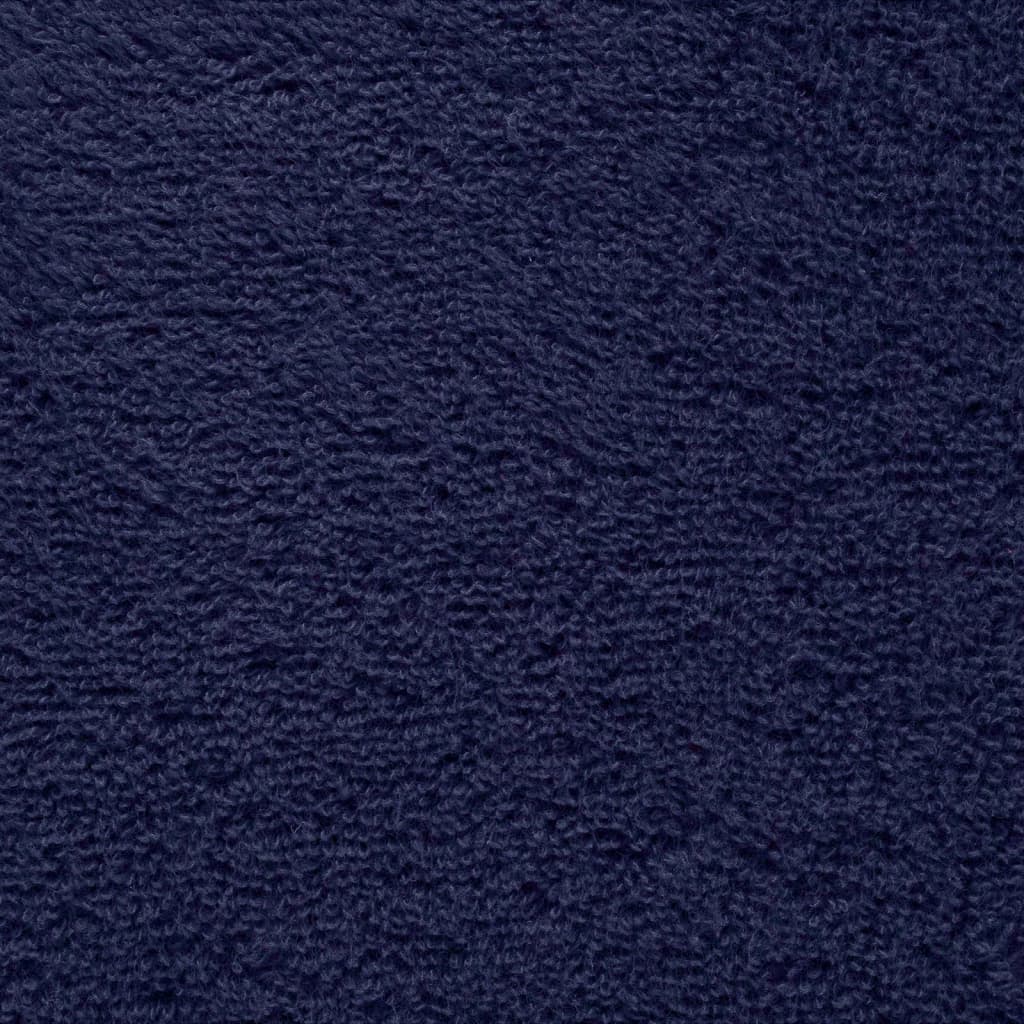 Premium Bath Towels "SOLUND" 4 pcs Navy Blue 100x150 cm 600 gsm