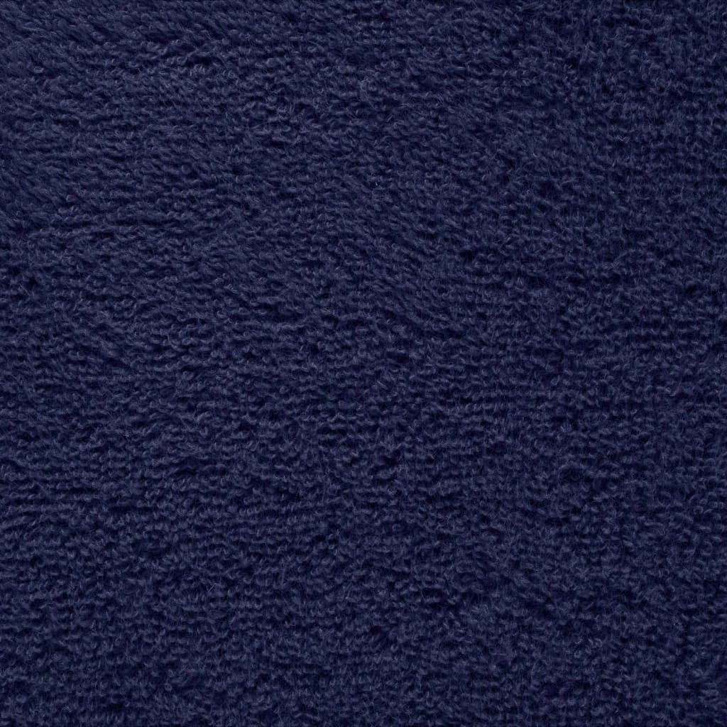 Premium Sauna Towels "SOLUND" 2 pcs Navy Blue 80x200 cm 600 gsm