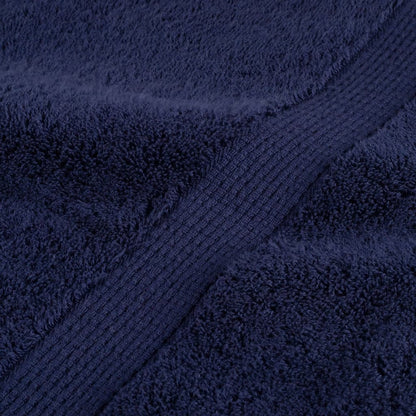 Premium Sauna Towels "SOLUND" 10 pcs Navy Blue 80x200 cm 600 gsm
