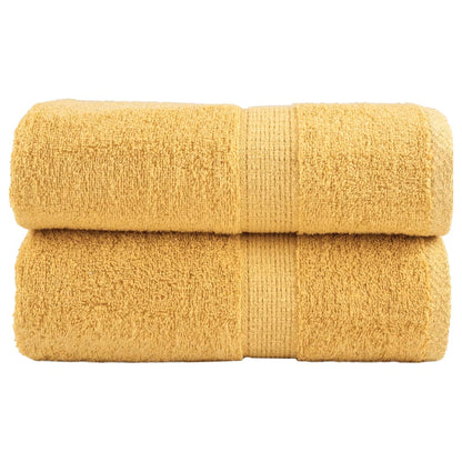 Premium Wash Towels "SOLUND" 2 pcs Gold 30x30 cm 600 gsm