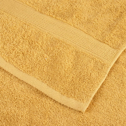 Premium Shower Towels "SOLUND" 4 pcs Gold 70x140 cm 600 gsm