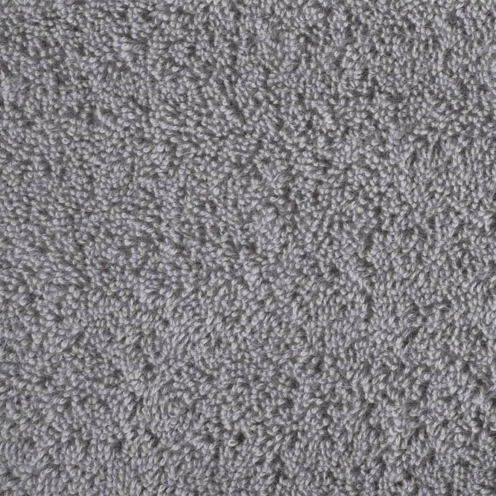 Premium Shower Towels "SOLUND" 2 pcs Grey 70x140 cm 600 gsm