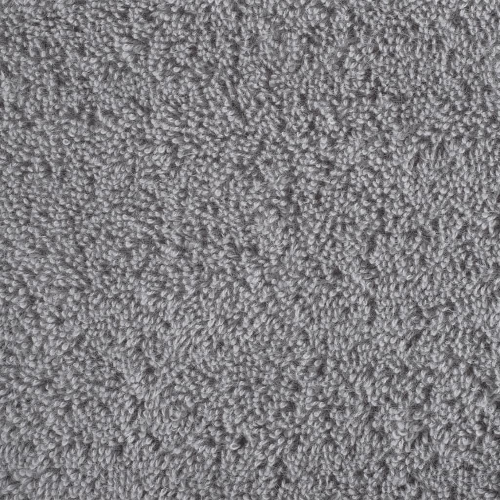Premium Shower Towels "SOLUND" 4 pcs Grey 70x140 cm 600 gsm