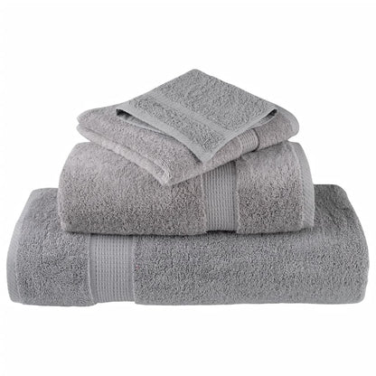 Premium Sauna Towels "SOLUND" 10 pcs Grey 80x200 cm 600 gsm