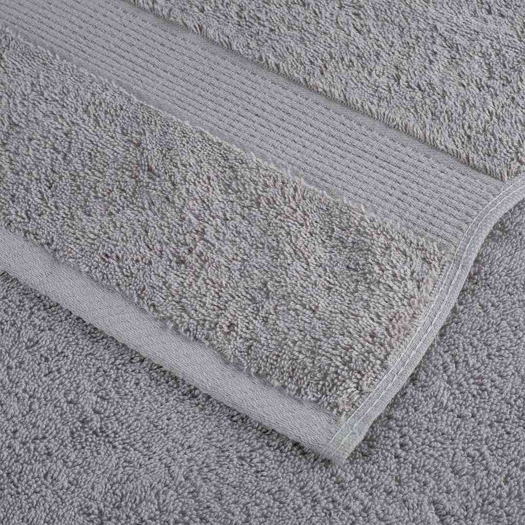 Premium Towels "SOLUND" 10 pcs Grey 100x200 cm 600 gsm
