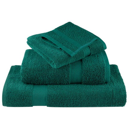 Premium Shower Towels 10 pcs Green 70x140 cm 600 gsm 100% Cotton