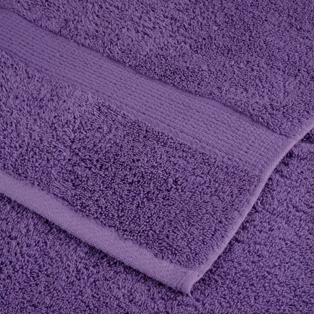 Premium Wash Towels SOLUND 4 pcs Purple 30x30 cm 600 gsm