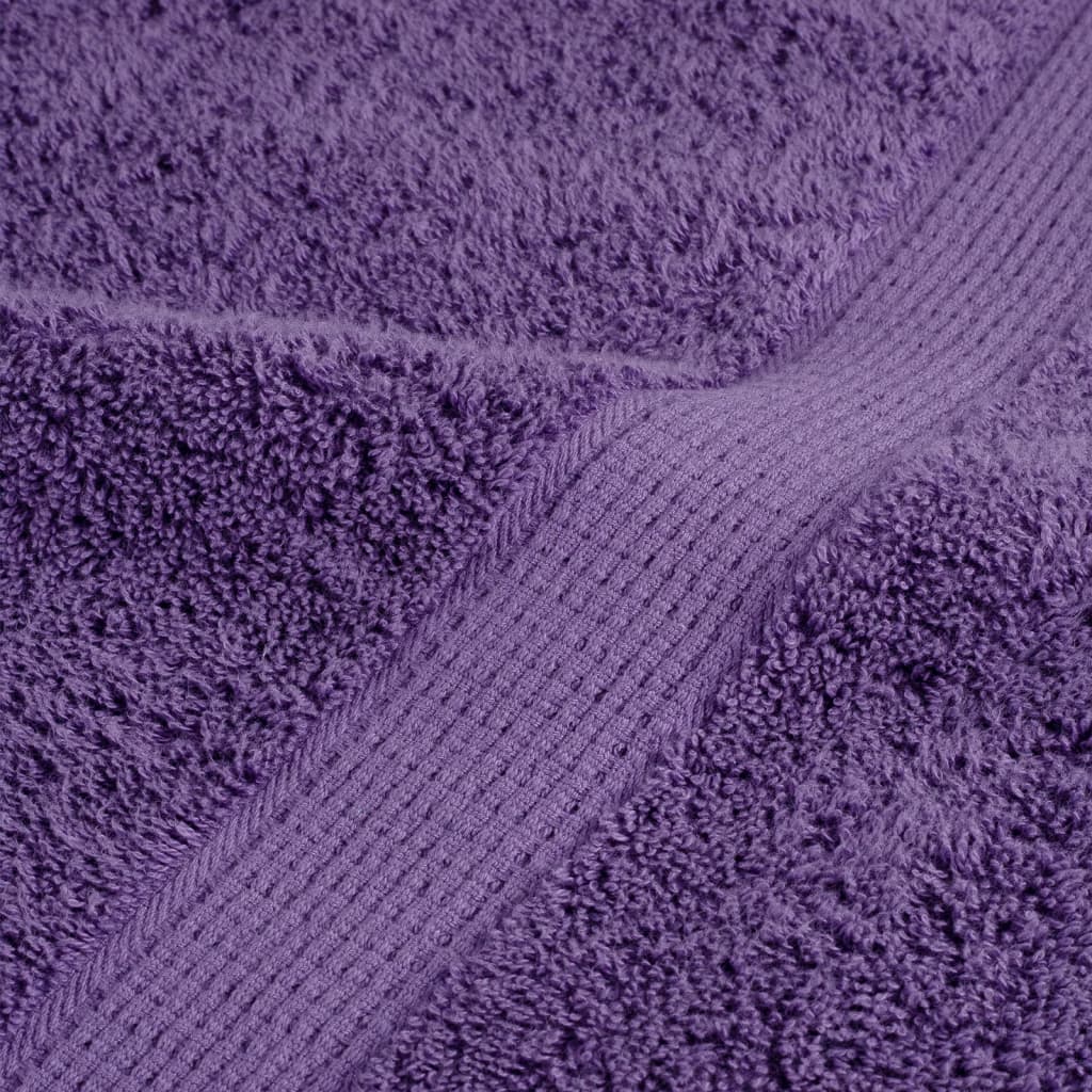 Premium Wash Towels SOLUND 4 pcs Purple 30x30 cm 600 gsm