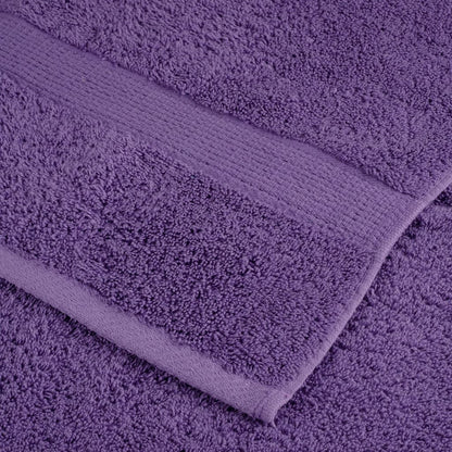 Premium Shower Towels 10 pcs Purple 70x140 cm 600 gsm 100% Cotton