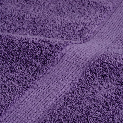 Premium Bath Towels "SOLUND" 2 pcs Purple 100x150 cm 600 gsm
