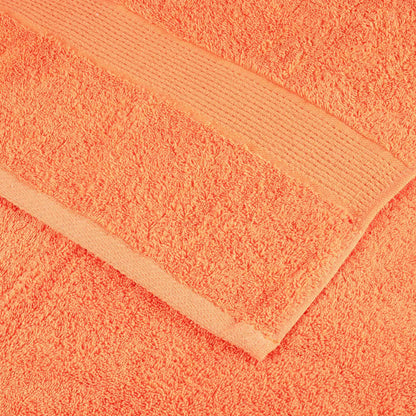 Premium Shower Towels 10 pcs Orange 70x140 cm 600 gsm 100% Cotton