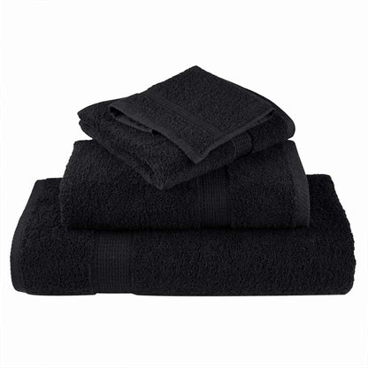 Guest Towel SOLUND 4 pcs Black 15 x 21 cm 550 gsm