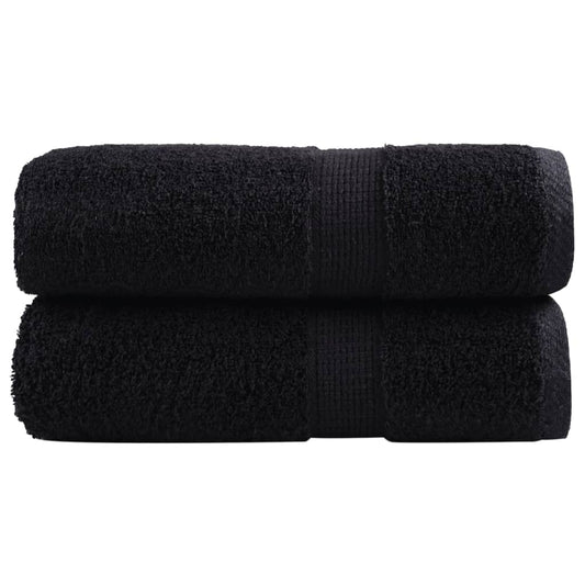 Premium Wash Towels SOLUND 2 pcs Black 30x30 cm 600 gsm
