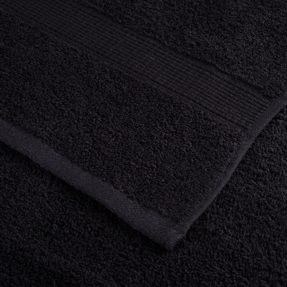 Premium Guest Towels SOLUND 4 pcs Black 30x50 cm 600 gsm