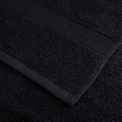 Premium Hand Towels SOLUND 10 pcs Black 50x100 cm 600 gsm