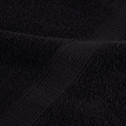 Premium Hand Towels SOLUND 10 pcs Black 50x100 cm 600 gsm