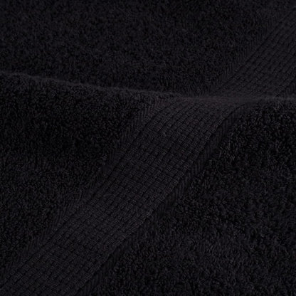 Premium Shower Towels SOLUND 2 pcs Black 70x140 cm 600 gsm