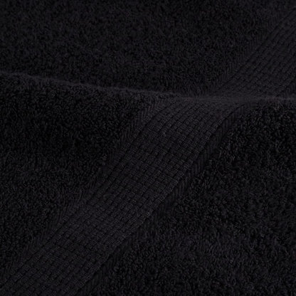 Premium Bath Towels "SOLUND" 4 pcs Black 100x150 cm 600 gsm