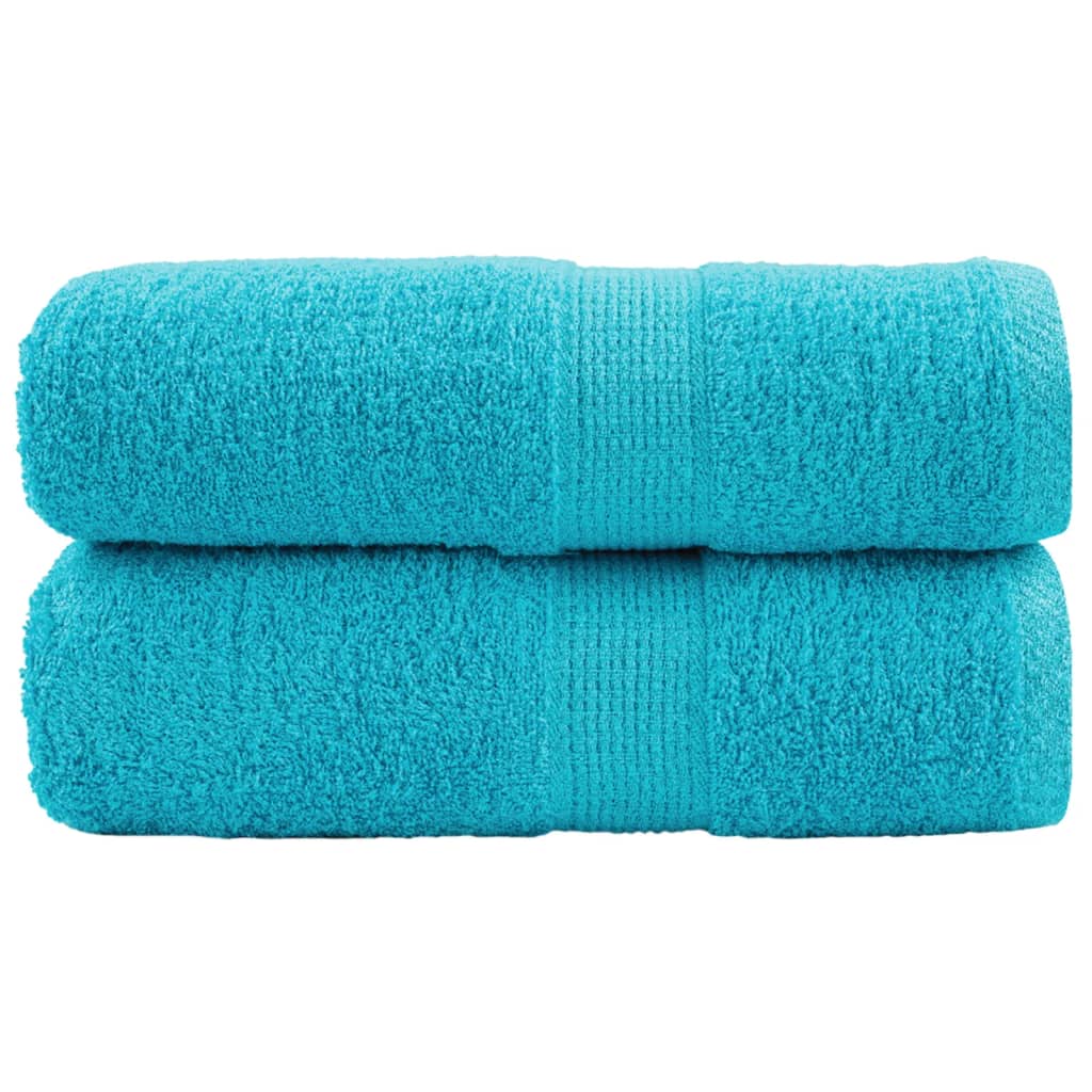 Premium Wash Towels SOLUND 2 pcs Turquoise 30x30 cm 600 gsm