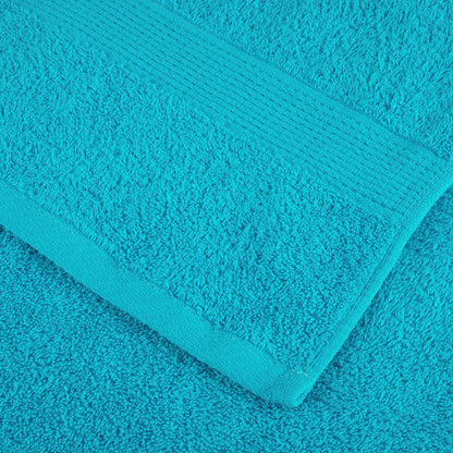 Premium Guest Towels SOLUND 10 pcs Turquoise 30x50 cm 600 gsm