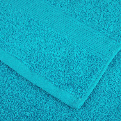 Premium Bath Towels "SOLUND" 4 pcs Turquoise 100x150 cm 600 gsm