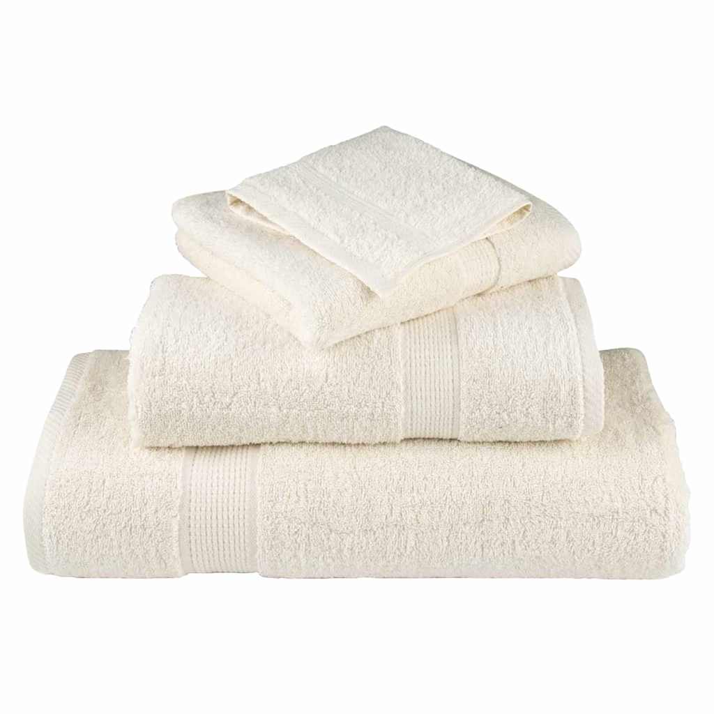 Guest Towel SOLUND 2 pcs Cream 15 x 21 cm 550 gsm