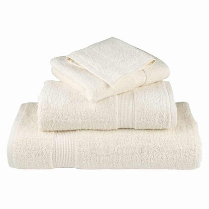 Guest Towel SOLUND 10 pcs Cream 15 x 21 cm 550 gsm