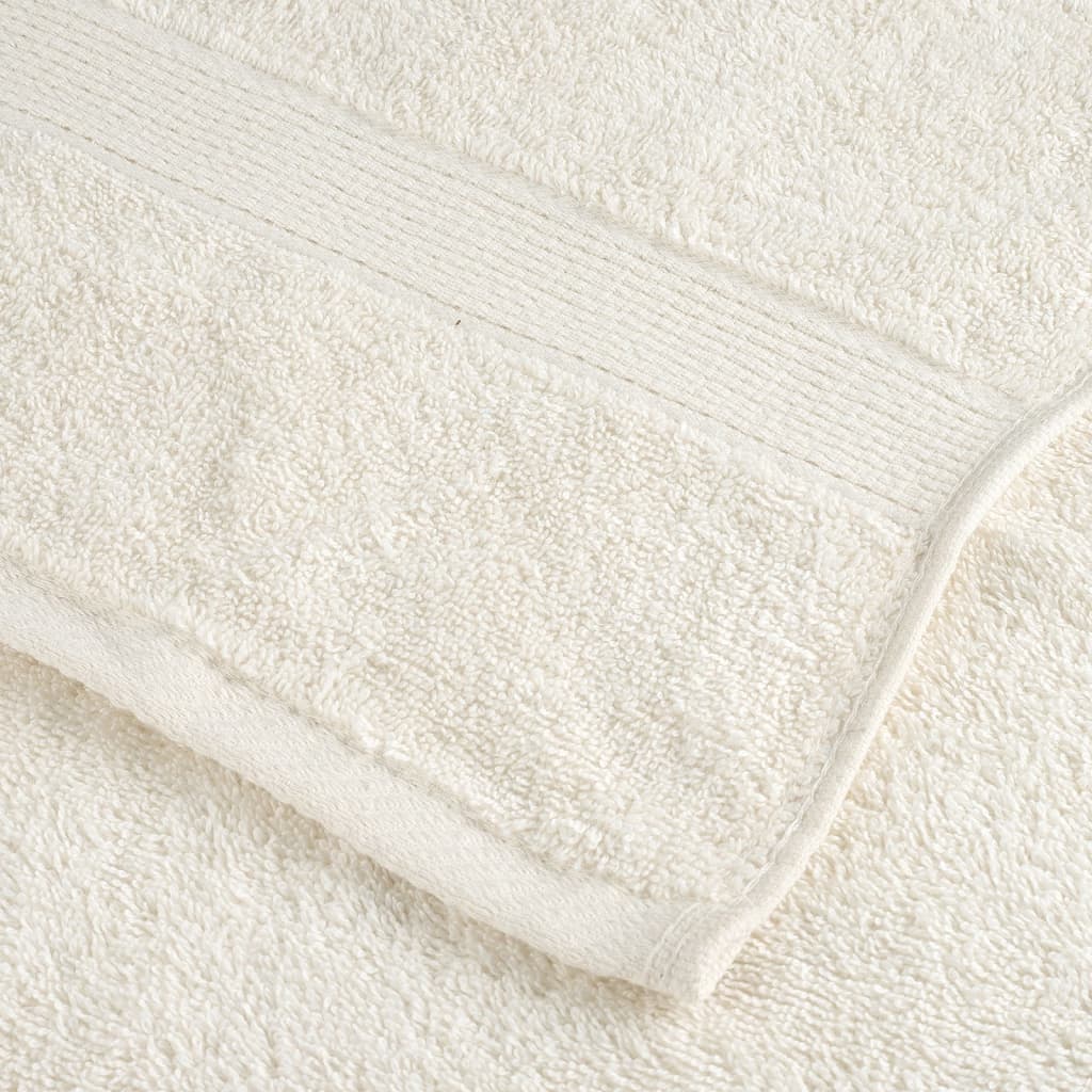 Premium Guest Towels SOLUND 2 pcs Cream 30x50 cm 600 gsm