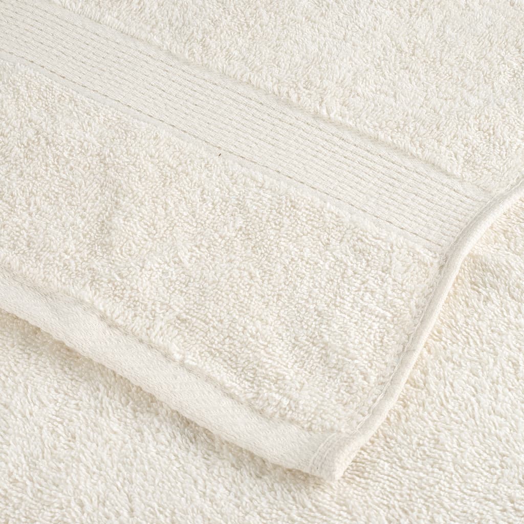 Premium Towels SOLUND 4 pcs Cream 100x200 cm 600 gsm
