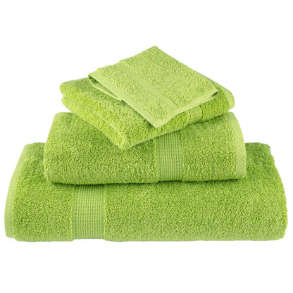 Premium Towels SOLUND 10 pcs Apple Green 100x200 cm 600 gsm