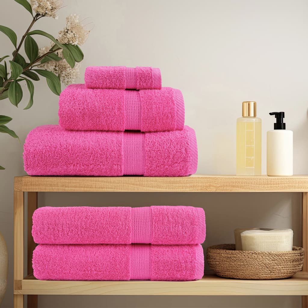 Premium Guest Towels SOLUND 4 pcs Pink 30x50 cm 600 gsm