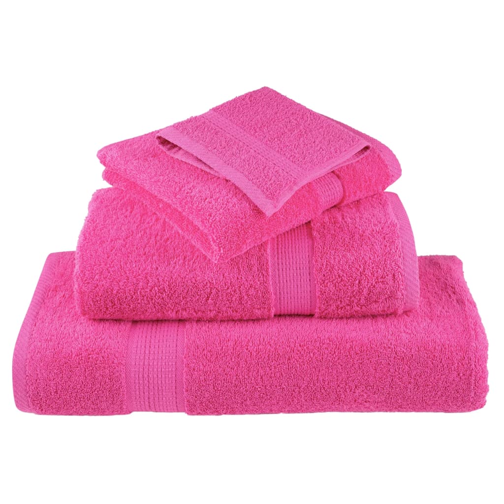 Premium Guest Towels SOLUND 4 pcs Pink 30x50 cm 600 gsm