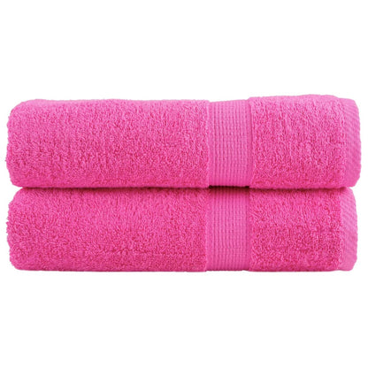 Premium Shower Towels SOLUND 2 pcs Pink 70x140 cm 600 gsm