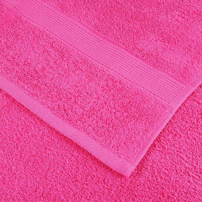 Premium Shower Towels 10 pcs Pink 70x140 cm 600 gsm 100% Cotton