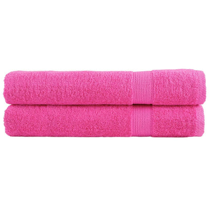 Towel | Set of 2 | Pink | 100% ring-spun cotton | 100 x 200 cm
