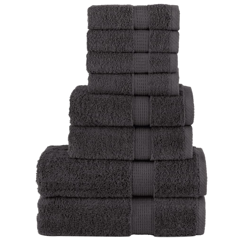 Towel Set | Anthracite | 100% Ring-Spun Cotton | Guest, Hand, Shower